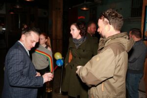 Ian Williams launches his new book at Cubana in Sheffield, Sheffield, United Kingdom, 2nd December 2021. Photo by Glenn Ashley Photography