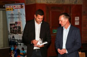 Ian Williams launches his new book at Cubana in Sheffield, Sheffield, United Kingdom, 2nd December 2021. Photo by Glenn Ashley Photography