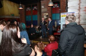 Ian Williams launches his new book at Cubana in Sheffield, Sheffield, United Kingdom, 2nd December 2021. Photo by Glenn Ashley Photography