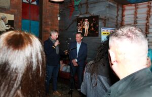 Ian Williams launches his new book at Cubana in Sheffield, Sheffield, United Kingdom, 2nd December 2021. Photo by Glenn Ashley Photography