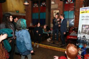 Ian Williams launches his new book at Cubana in Sheffield, Sheffield, United Kingdom, 2nd December 2021. Photo by Glenn Ashley Photography