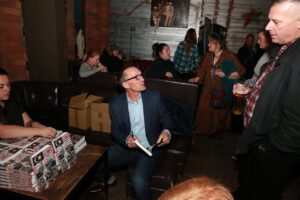 Ian Williams launches his new book at Cubana in Sheffield, Sheffield, United Kingdom, 2nd December 2021. Photo by Glenn Ashley Photography