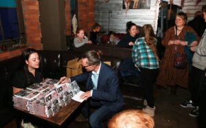 Ian Williams launches his new book at Cubana in Sheffield, Sheffield, United Kingdom, 2nd December 2021. Photo by Glenn Ashley Photography