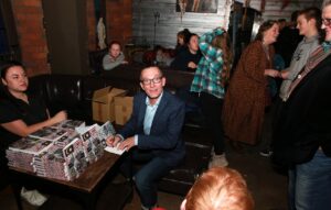 Ian Williams launches his new book at Cubana in Sheffield, Sheffield, United Kingdom, 2nd December 2021. Photo by Glenn Ashley Photography