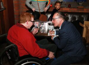 Ian Williams launches his new book at Cubana in Sheffield, Sheffield, United Kingdom, 2nd December 2021. Photo by Glenn Ashley Photography