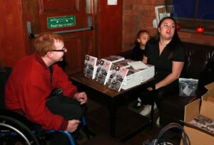 Ian Williams launches his new book at Cubana in Sheffield, Sheffield, United Kingdom, 2nd December 2021. Photo by Glenn Ashley Photography