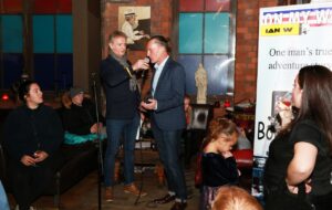 Ian Williams launches his new book at Cubana in Sheffield, Sheffield, United Kingdom, 2nd December 2021. Photo by Glenn Ashley Photography