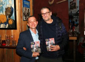 Ian Williams launches his new book at Cubana in Sheffield, Sheffield, United Kingdom, 2nd December 2021. Photo by Glenn Ashley Photography